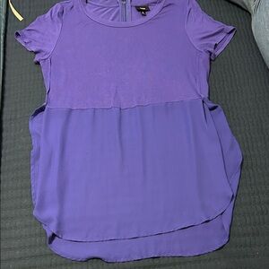 Vibrant Purple Short Sleeve Top